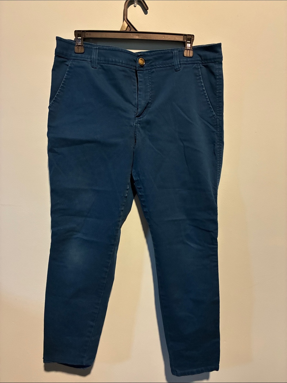 41 Hawthorn Teal Straight-Leg Pants